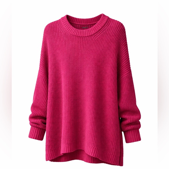 American Eagle Outfitters Sweaters - American Eagle Outfitters Fuchsia Crew Neck Sweater